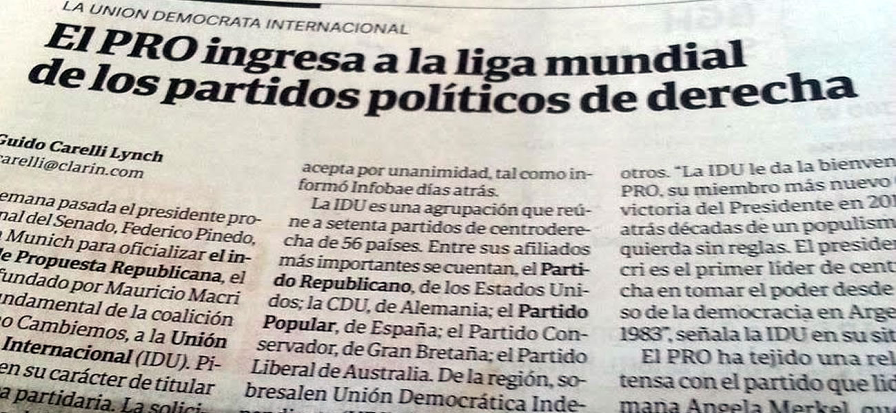 «El PRO se sinceró. La UCR debe irse ya de Cambiemos»