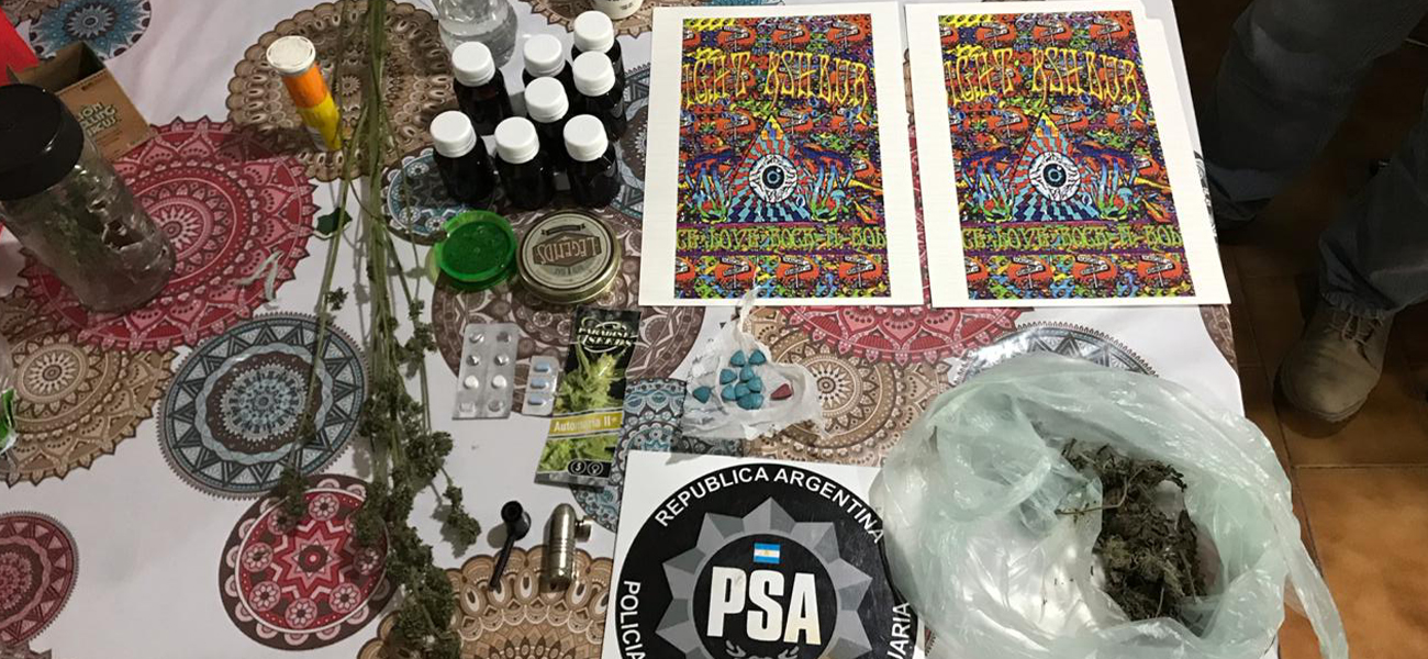 Cuatro detenidos por la PSA por traficar una poderosa droga de diseño