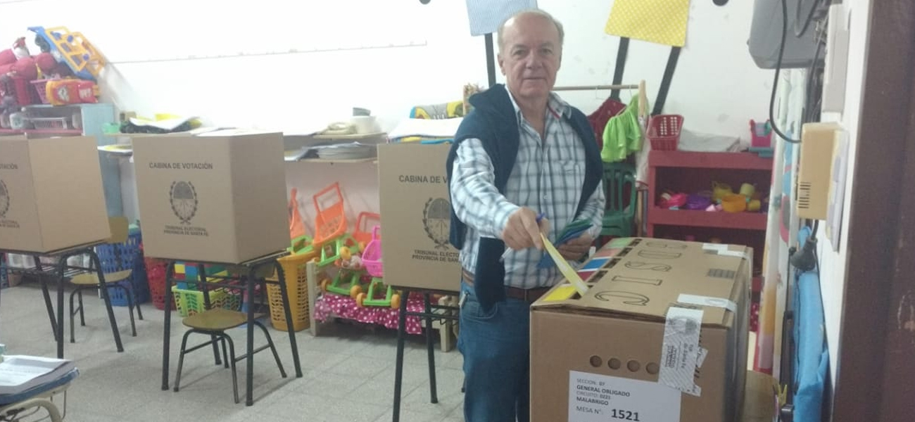 Votó Amado Zorzón en Malabrigo
