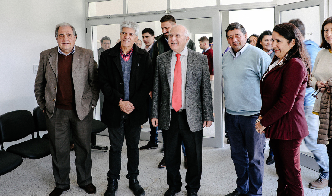 Lifschitz recorrió las obras del nuevo edificio del Juzgado de Paz y Registro Civil en Alejandra