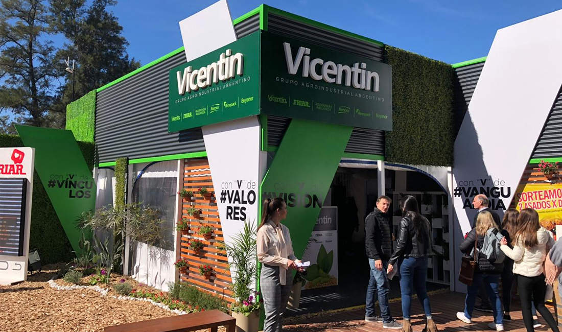 Vicentín quedó con el segundo mejor stand de Industria Internacional