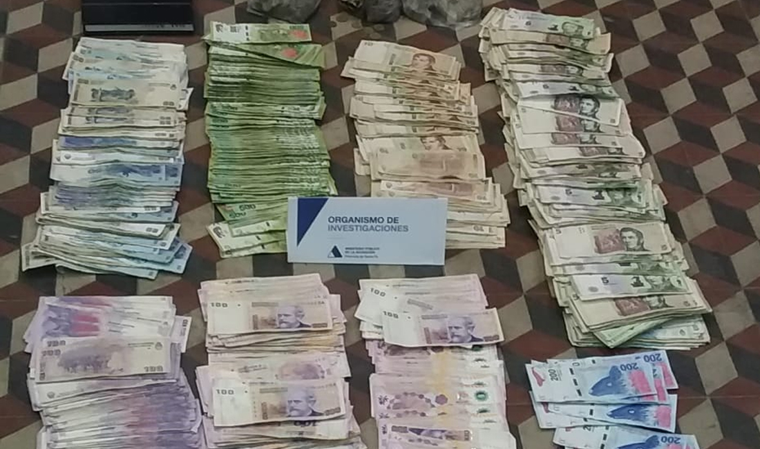 Secuestraron unos 4 millones de pesos en los allanamientos por el juego clandestino