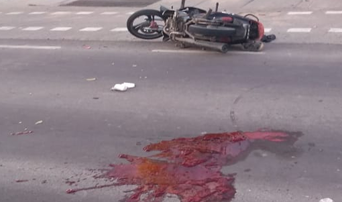 Murió el motociclista que chocó en Avellaneda