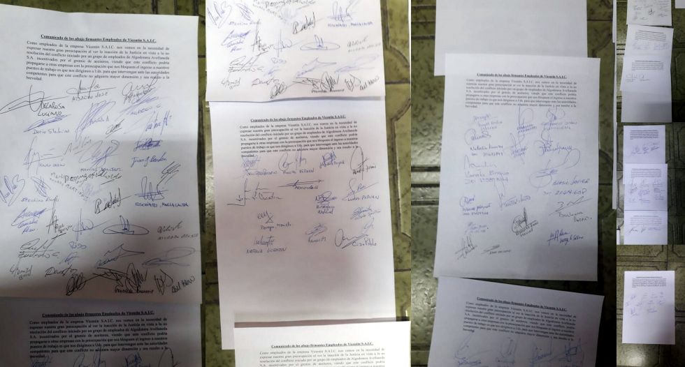 Empleados de Vicentín expresan preocupación por la «inacción de la justicia» en resolver el conflicto en Algodonera Avellaneda
