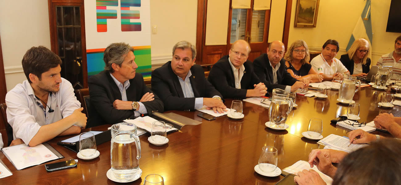 El gobierno evaluó el estado de situación en la provincia a causa de las intensas lluvias