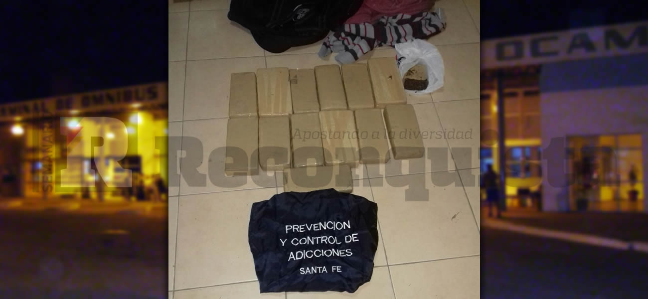 Villa Ocampo: Detienen a narco con 14 panes de marihuana