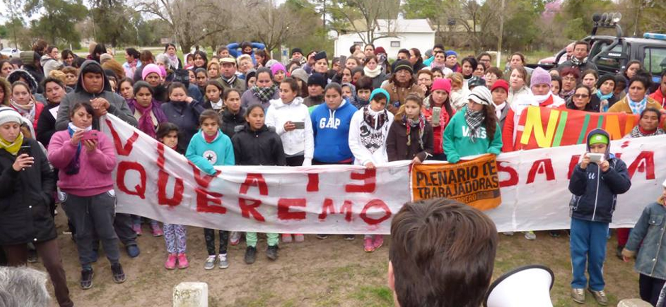 Rosalía Jara: nueva marcha frente a los Tribunales de Vera
