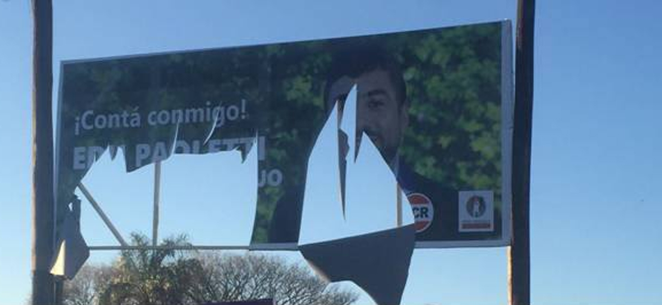 Comunicado de la UCR por la rotura de carteles