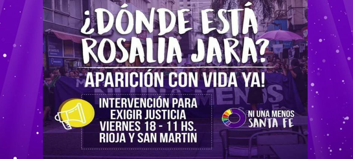 Nueva movilización en Santa Fe por Rosalía Jara