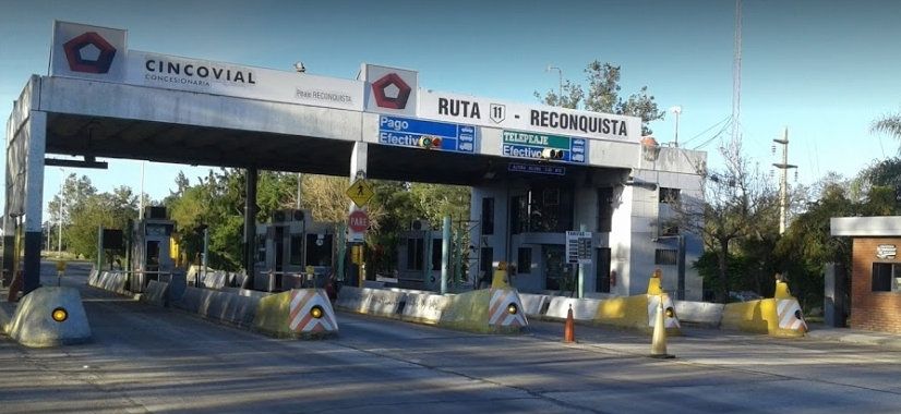 Anuncian el cierre de varios peajes, incluido el de Reconquista