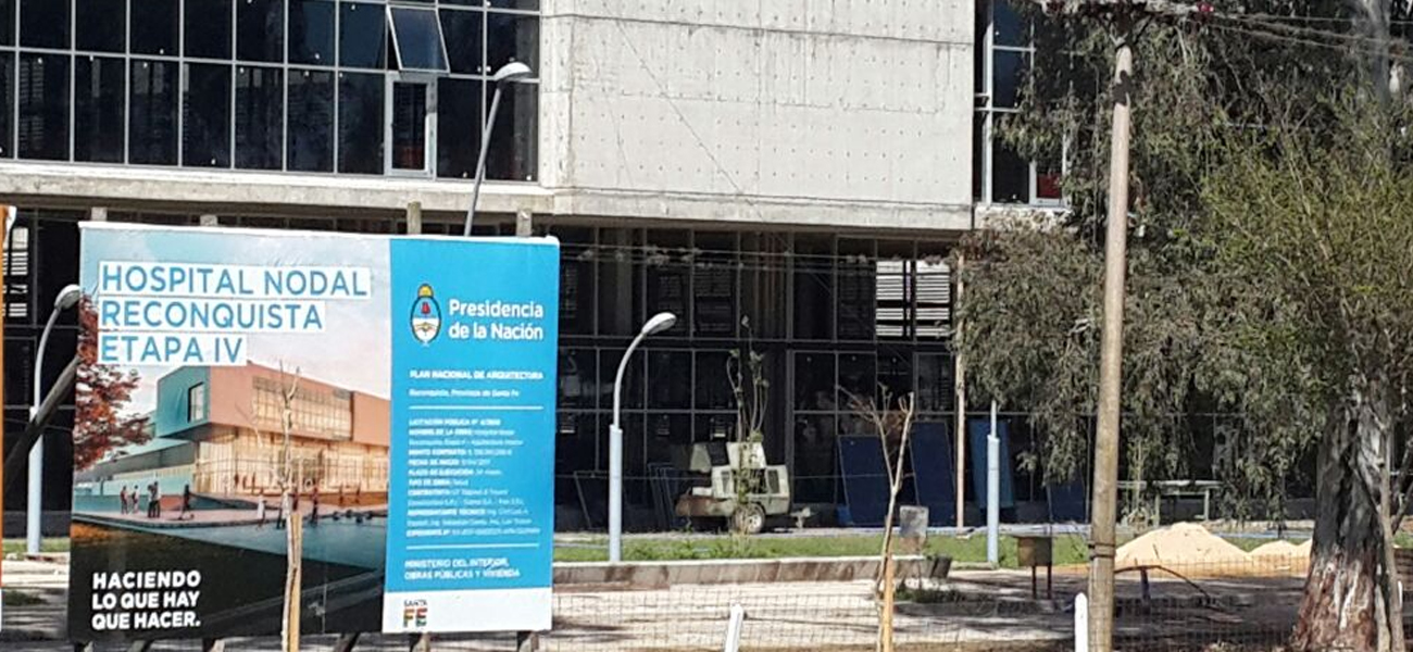 La Nación retiró el aporte para terminar el Hospital de Reconquista