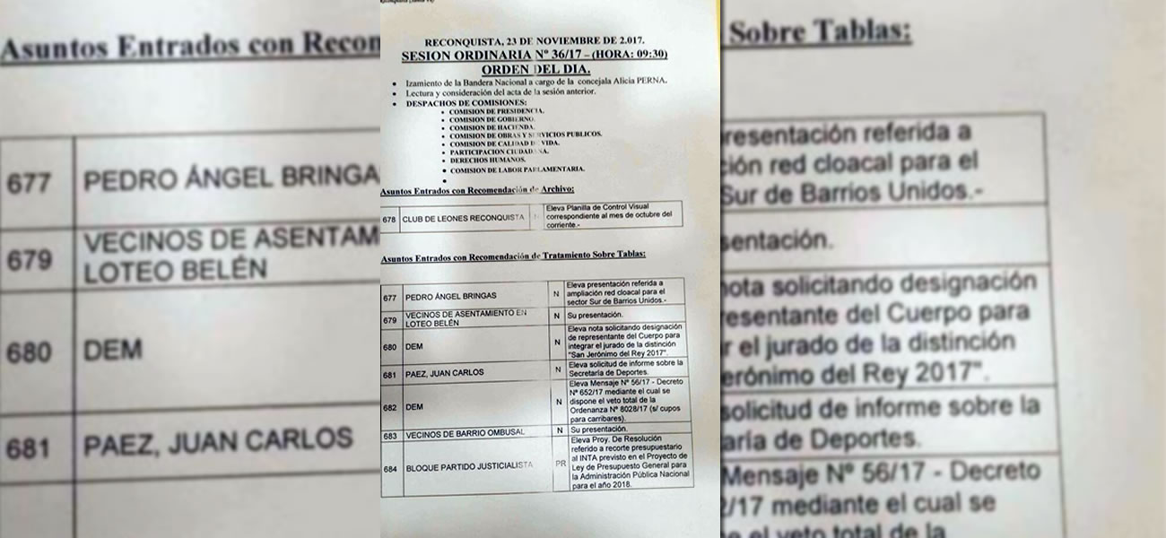 Una vergüenza: un solo proyecto presentaron los concejales