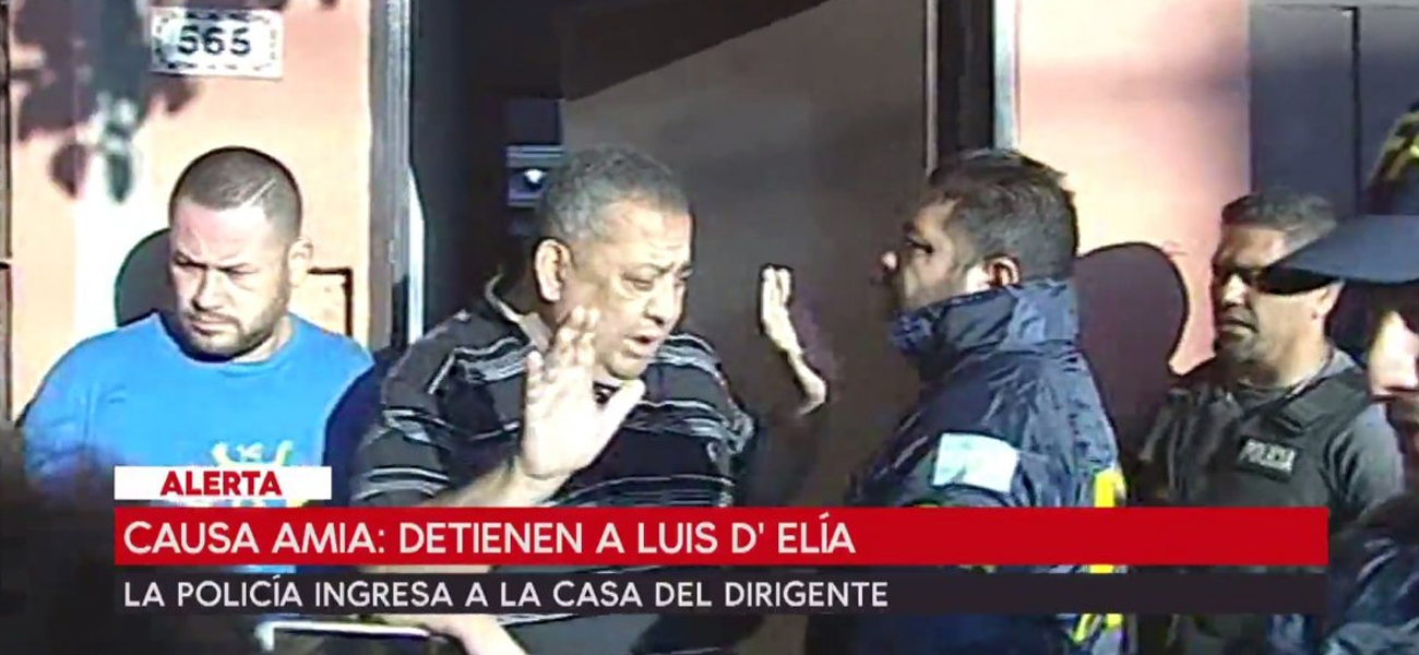Detienen a Luis D’Elía