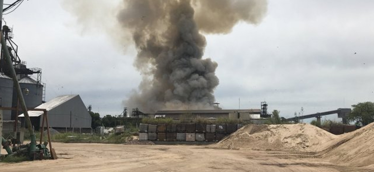 Un muerto en la explosión de la exNidera en Puerto San Martín