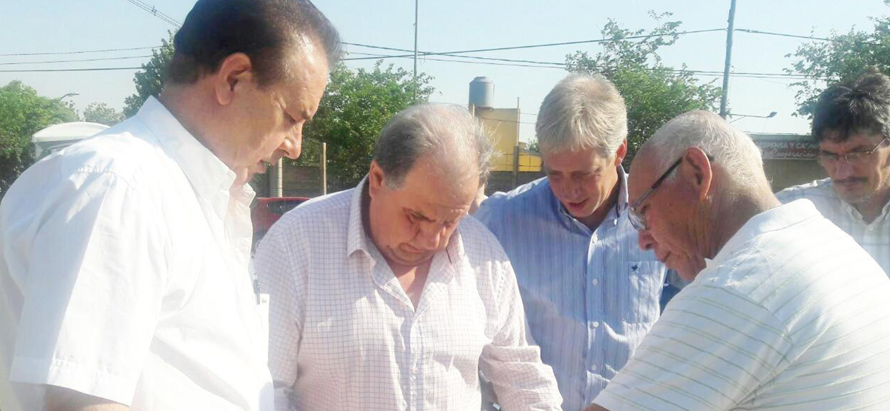 El Senador y el Ministro de Obras Públicas recorrieron la región