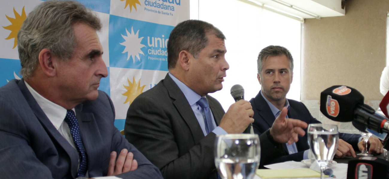 Correa valoró los «Derechos Humanos, la democracia y la Patria Grande»