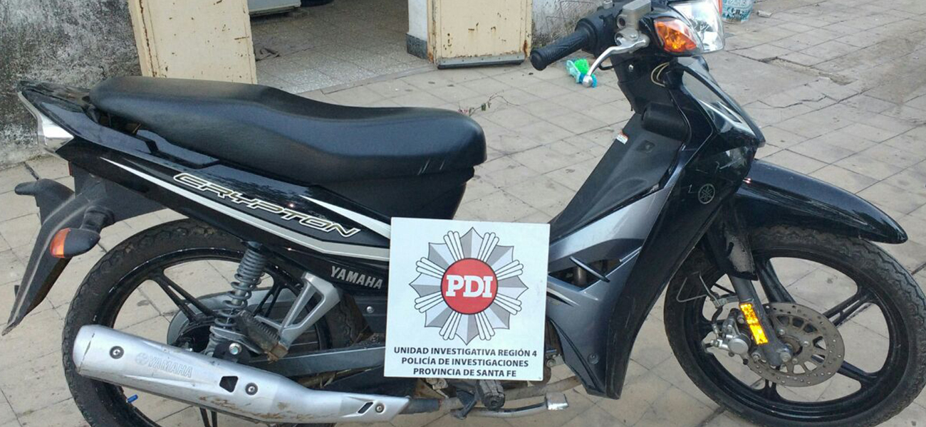 La PDI recuperó otra moto robada