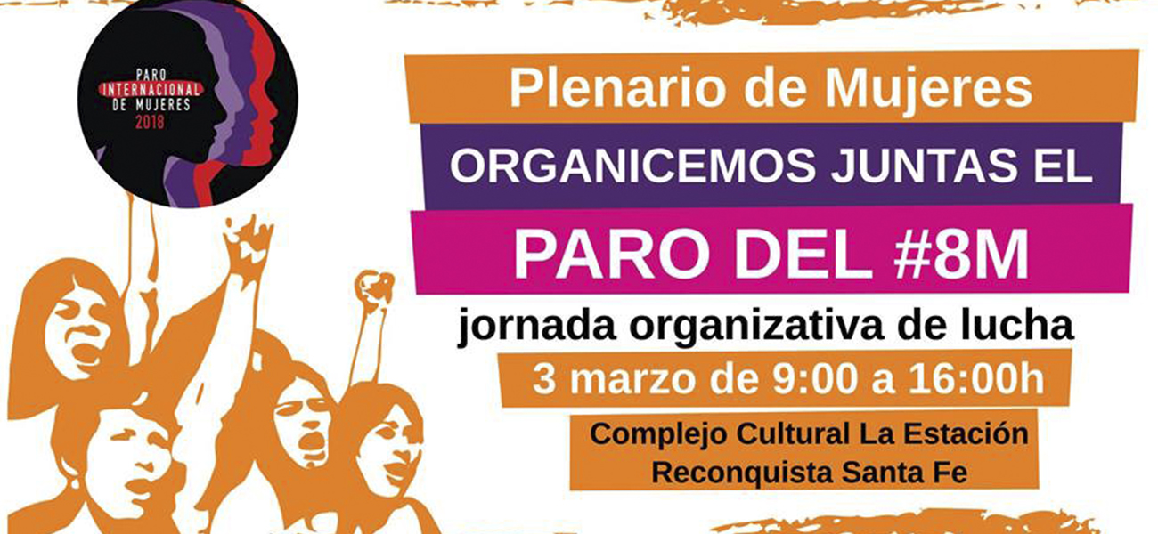 Plenario de mujeres prepara la movilización del 8M