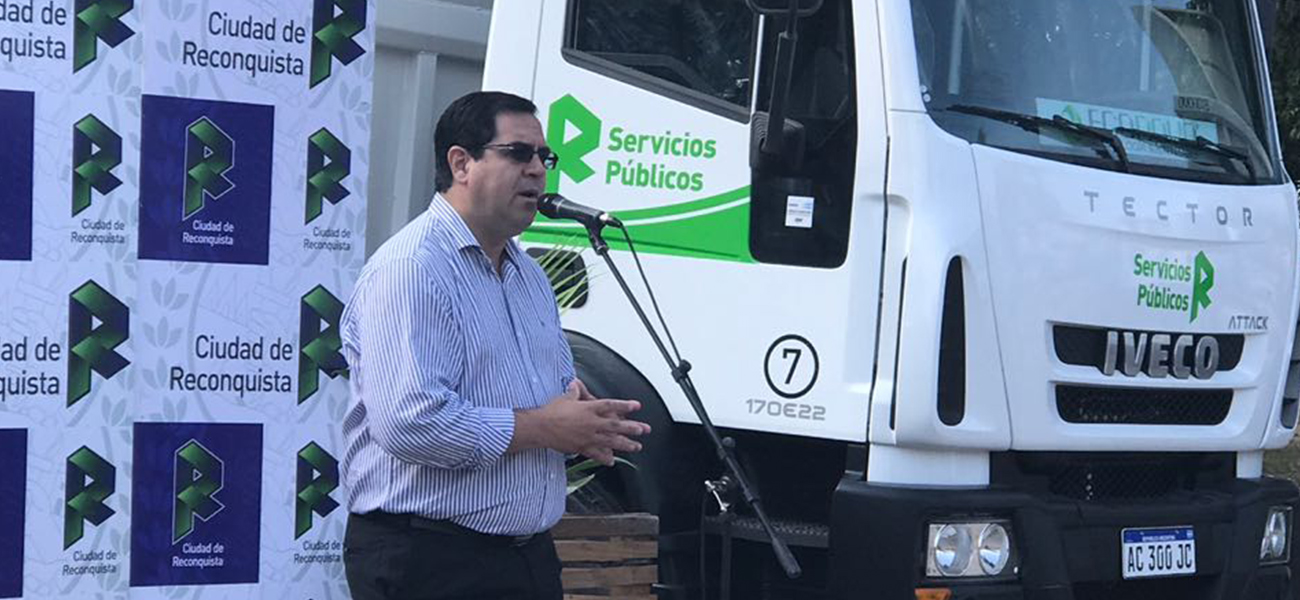 El Intendente presentó nuevos camiones para Servicios Públicos