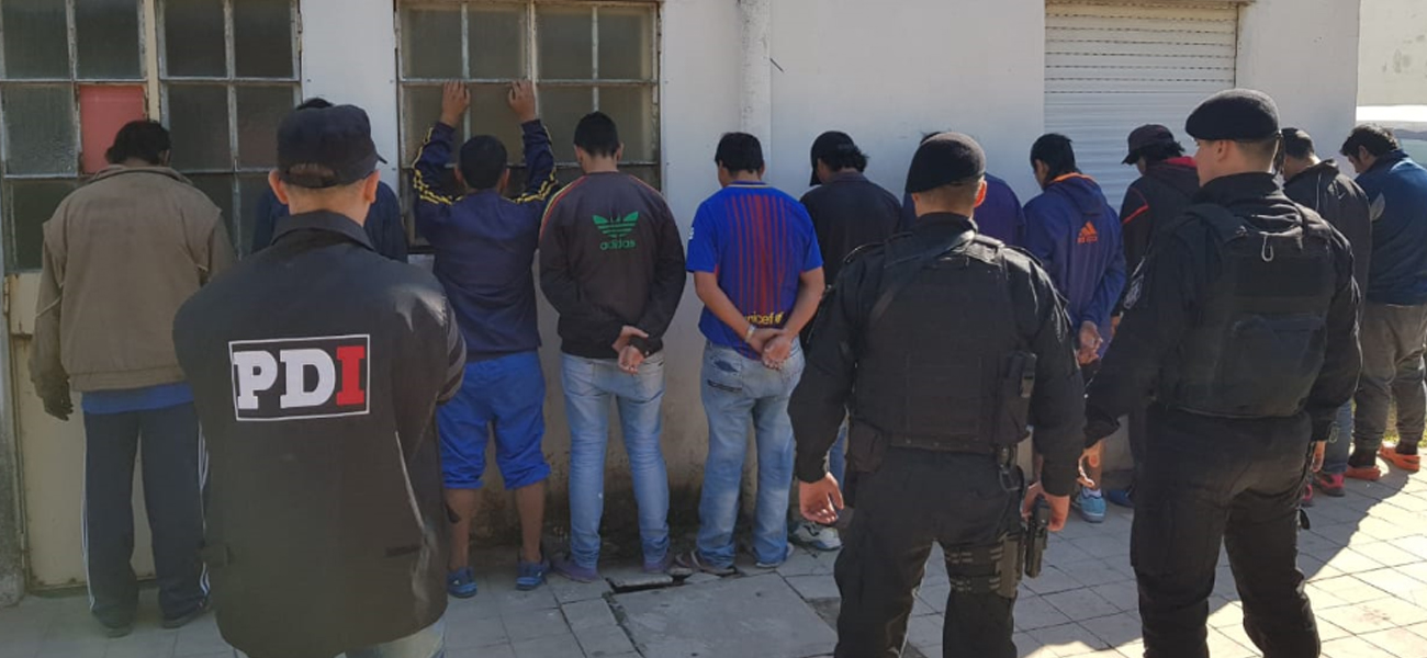 PDI detuvo a doce personas en Reconquista por abuso de arma de fuego