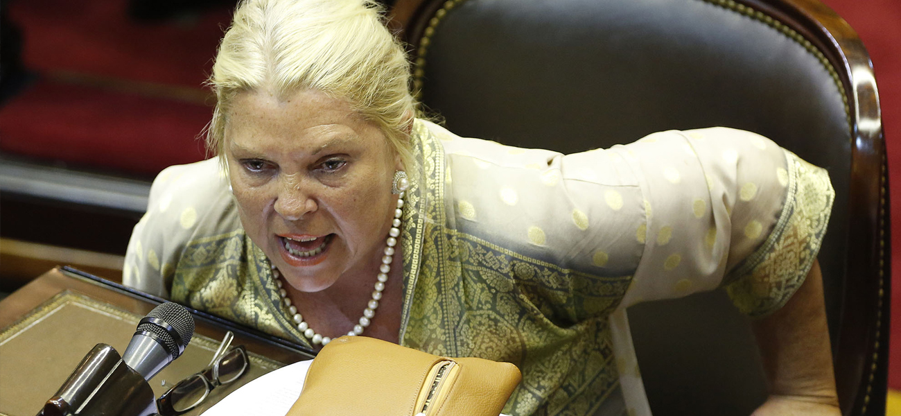 Carrió llega a Reconquista a una reunión con empresarios