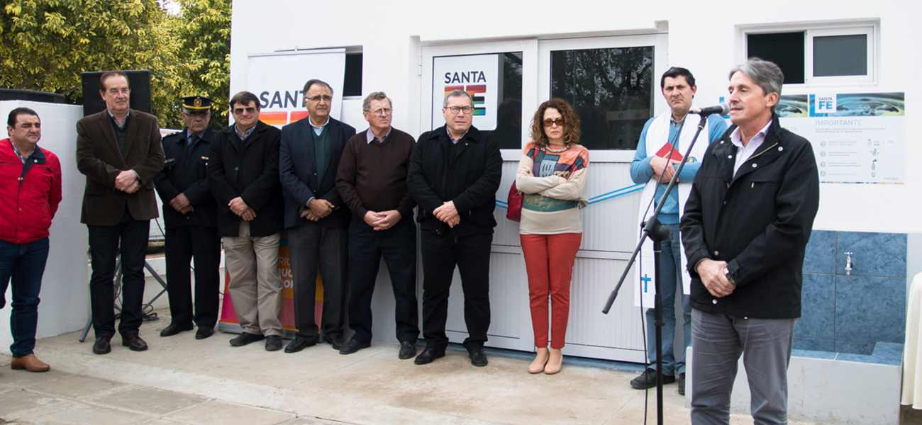 La provincia inauguró una planta potabilizadora en Las Garzas