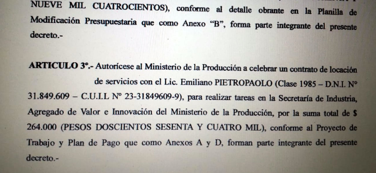 Pietropaolo renunció pero lo contrataron como asesor ¿de los dos lados del mostrador?