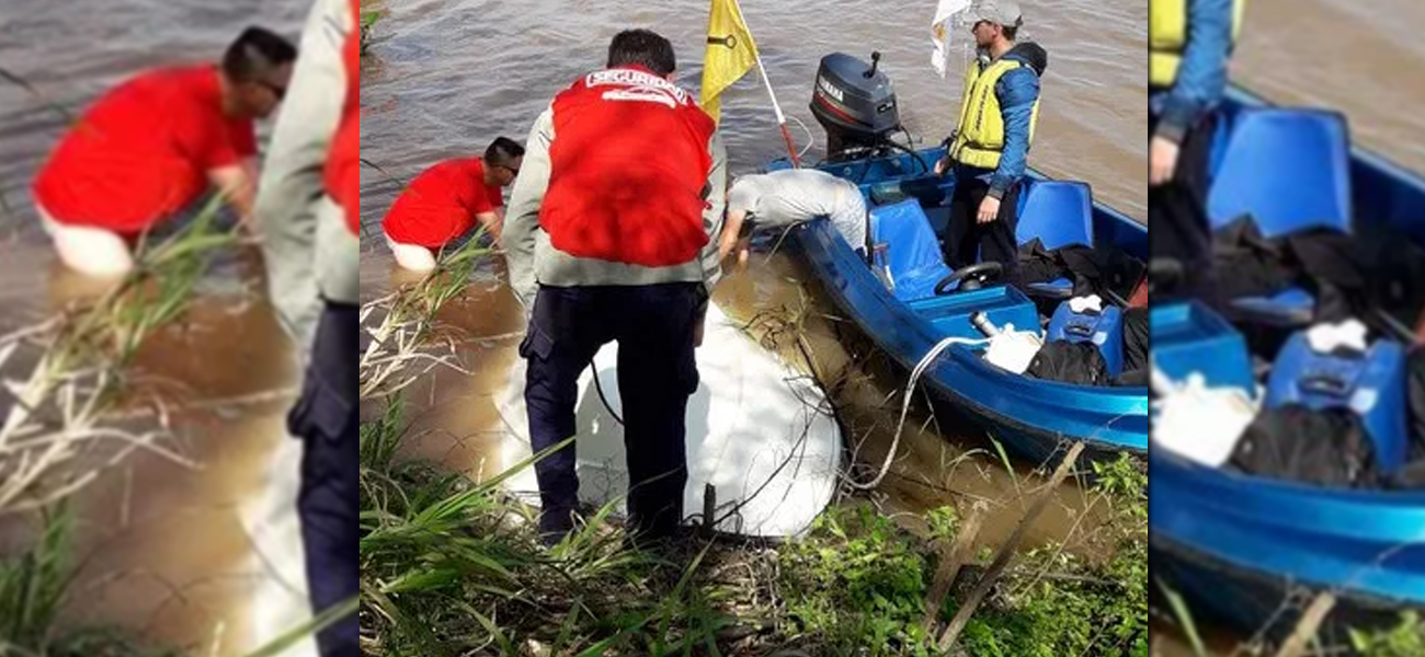 Se hundió una lancha en la largada del Concurso del Surubí