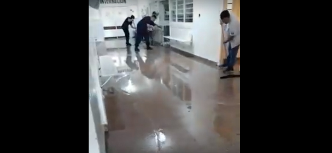 Temporal en Reconquista generó inundación en el Hospital