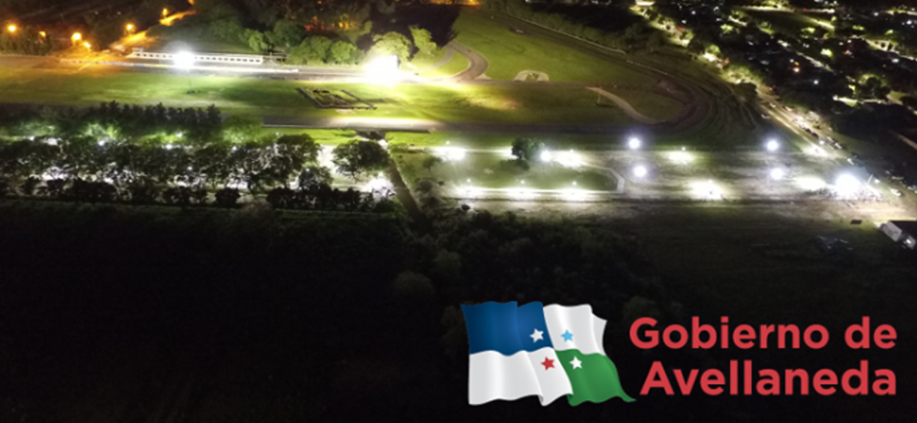 Se encendió la iluminación del Paseo del Autódromo