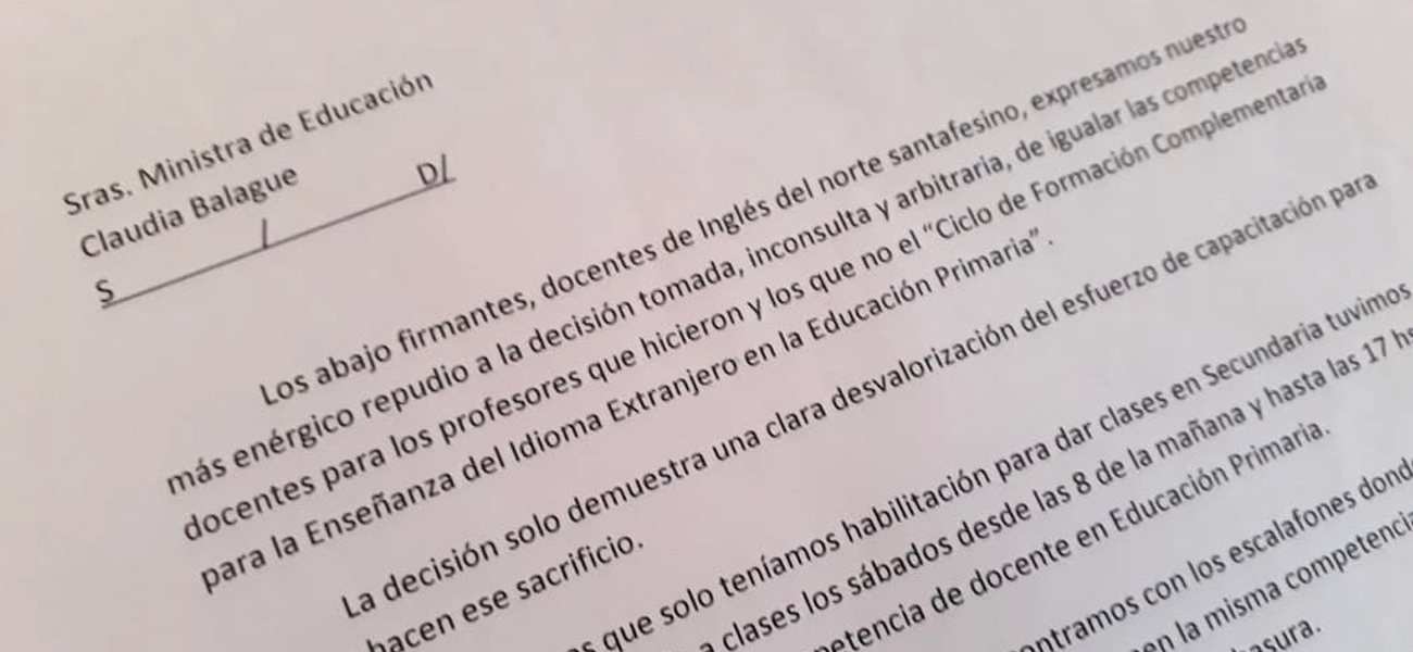 «El gobierno provincial nos empuja a pensar que la mercantilización de la educación es la única salida»