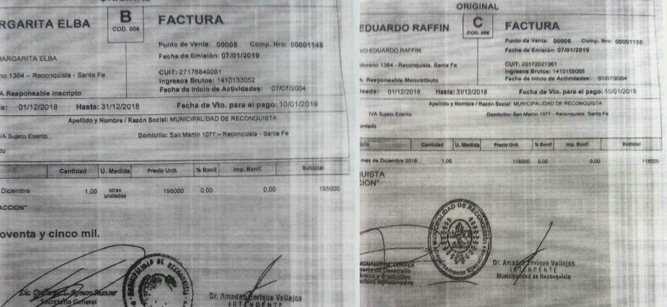 El municipio desmintió las facturas que le adjudicaron al periodista Gustavo Raffín