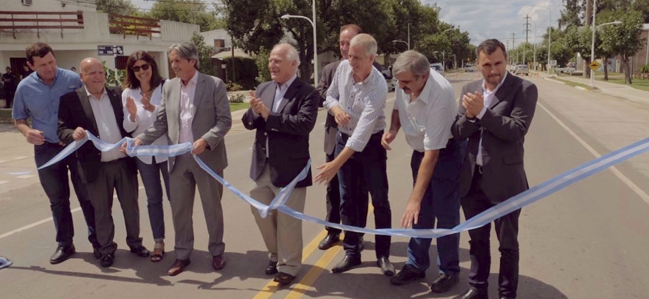 Lifschitz inauguró la pavimentación del acceso al Parque Industrial de Avellaneda