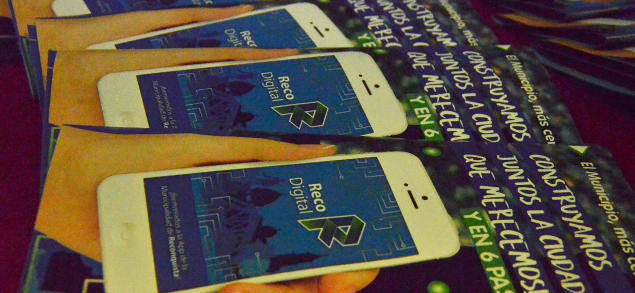 Vallejos presentó la aplicación «Reco Digital»