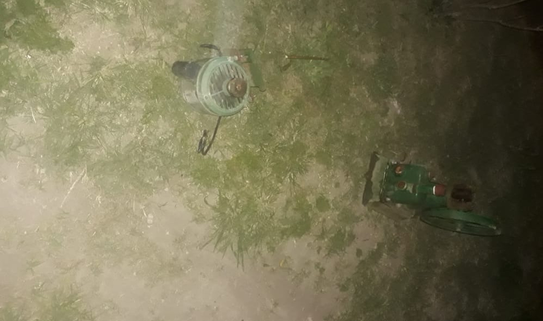 Estaba robando un bombeador y quedó detenido