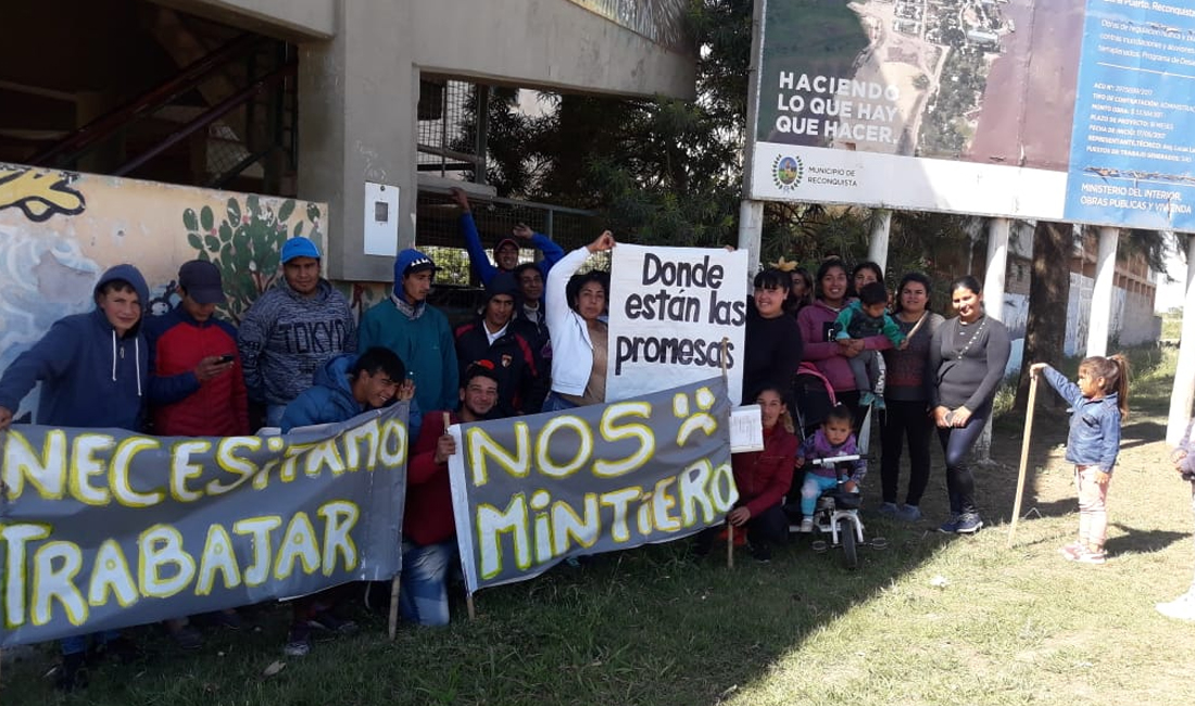 La UOCRA protesta frente al Acueducto por despidos de más de 40 trabajadores