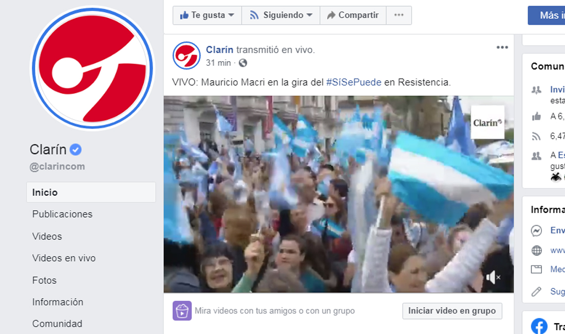 Clarín confundió a Reconquista con Resistencia