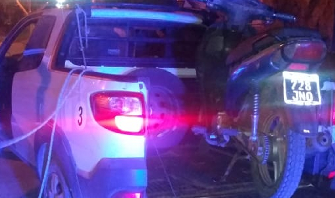 No tenía licencia ni papeles y le retuvieron la moto