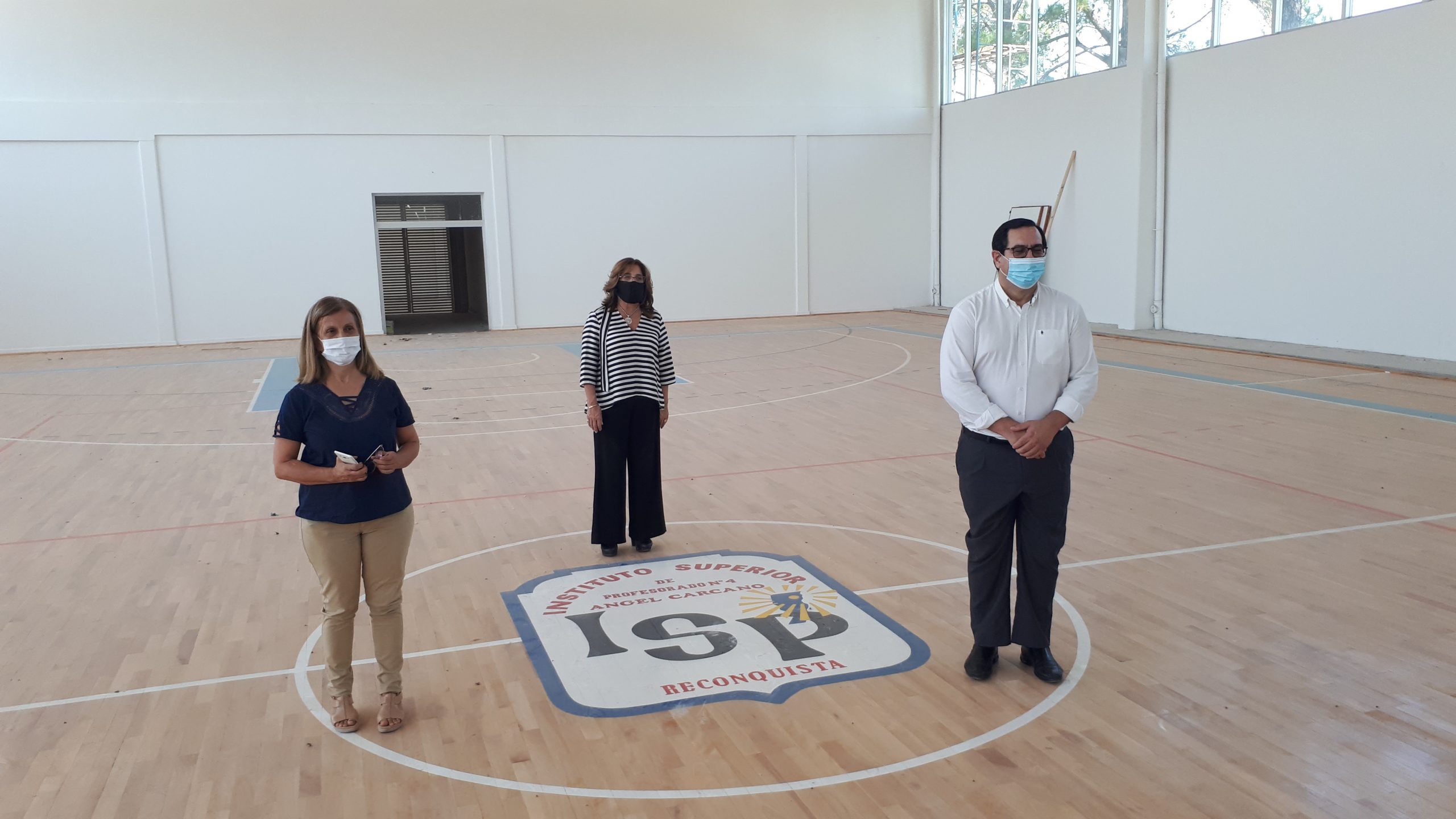 Frana recorrió las obras del Profesorado de Reconquista