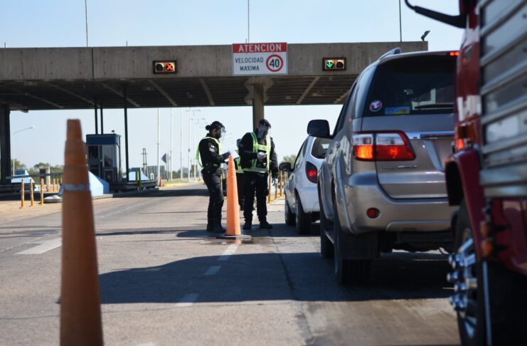 Comenzaron los controles para limitar el ingreso a la provincia de Santa Fe