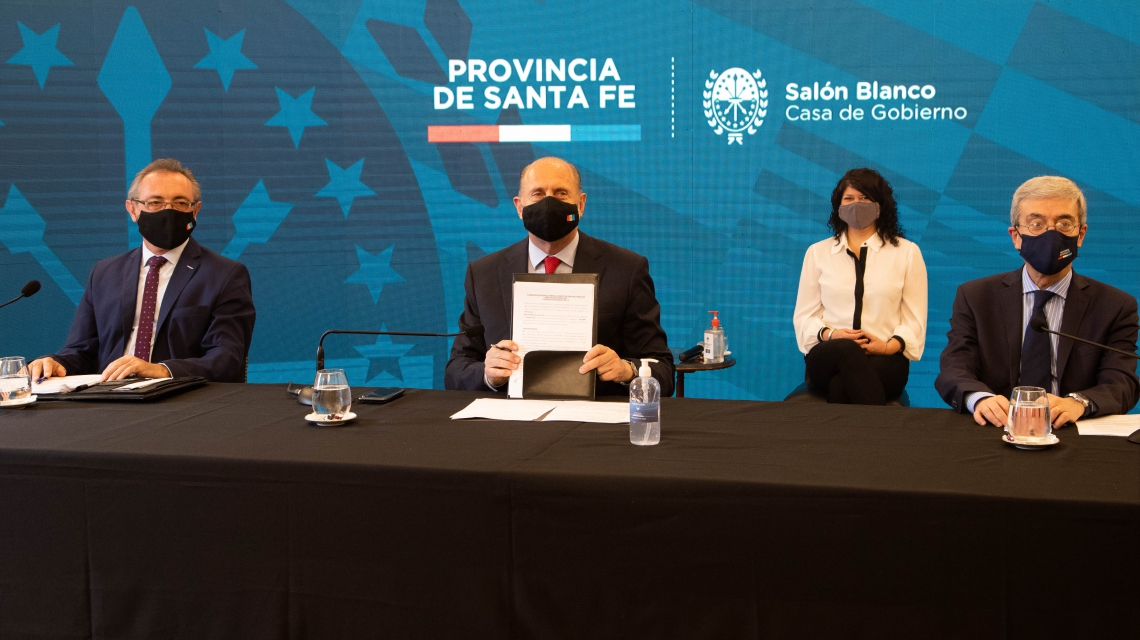 Perotti anunció junto al ministro Kulfas la creación de un fondo de garantías por $500 millones para Pymes santafesinas
