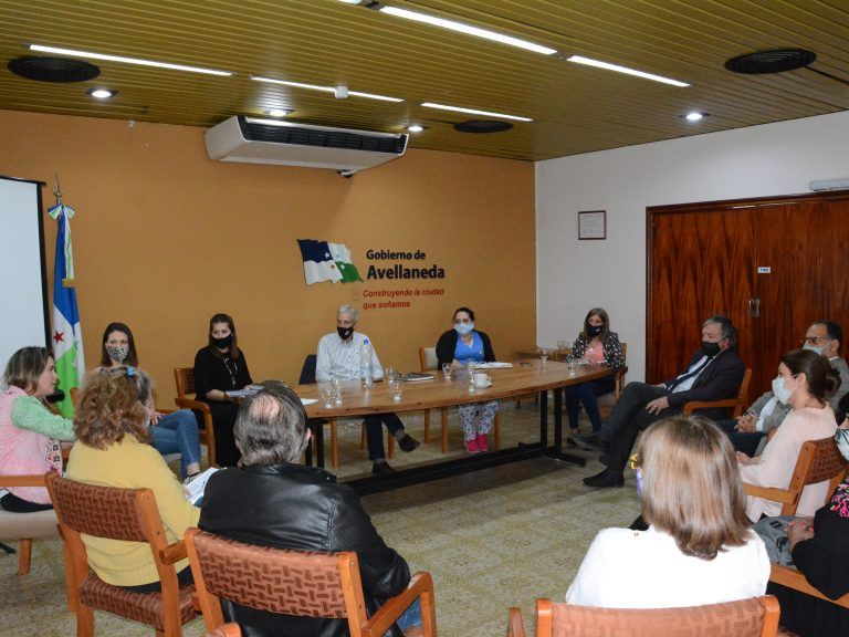 Scarpín se reunió con autoridades para fortalecer el trabajo interinstitucional en el abordaje de las situaciones de violencia