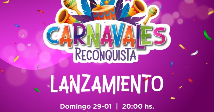 Reprogramaron el lanzamiento de los carnavales de Reconquista