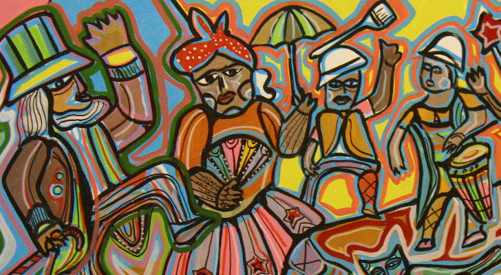 Gran muestra de arte en Reconquista: «el pintor del medio del río»