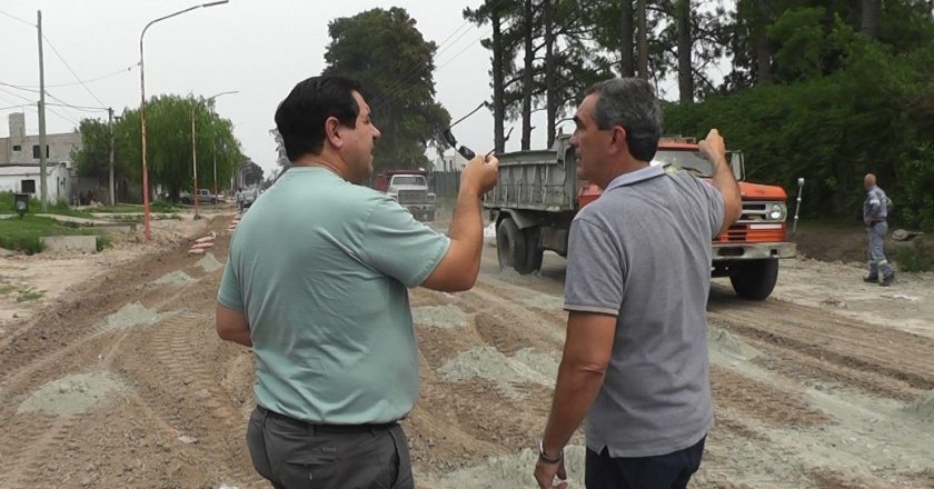 Nuevas obras de pavimentación en Reconquista