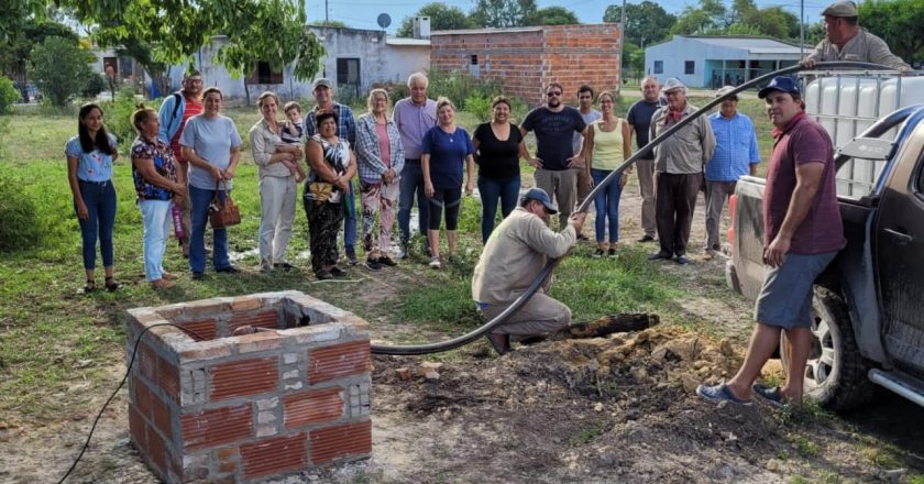 En Fortín Olmos inauguraron una perforación comunitaria para paliar la sequía