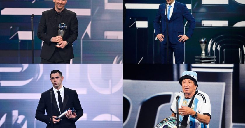Paliza táctica: Argentina arrasa en los premios The Best