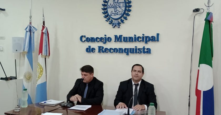 Quedaron inauguradas las sesiones ordinarias del Concejo Deliberante de Reconquista