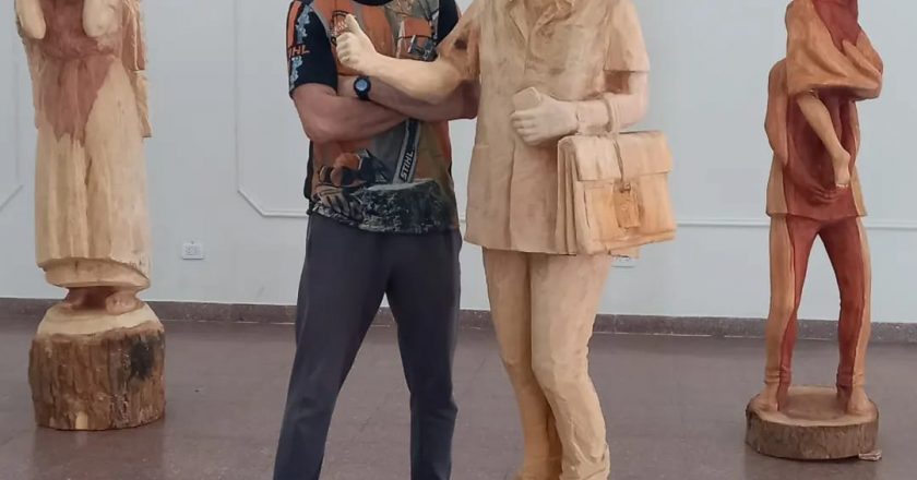 Conocé la escultura de una maestra con la que Tomás Franzoi ganó el Campeonato Internacional de Escultores