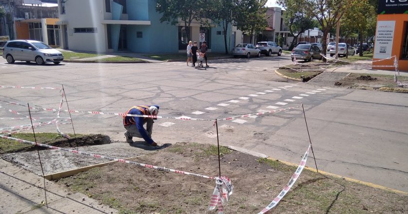 Avellaneda continúa la construcción de rampas